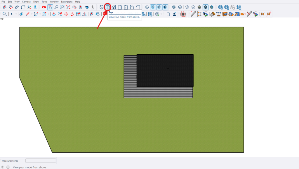 Complete siteplan in Sketchup