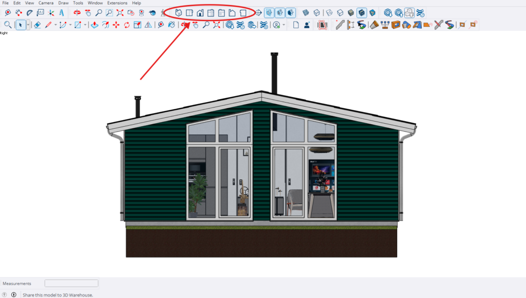 Model seen in Sketchup