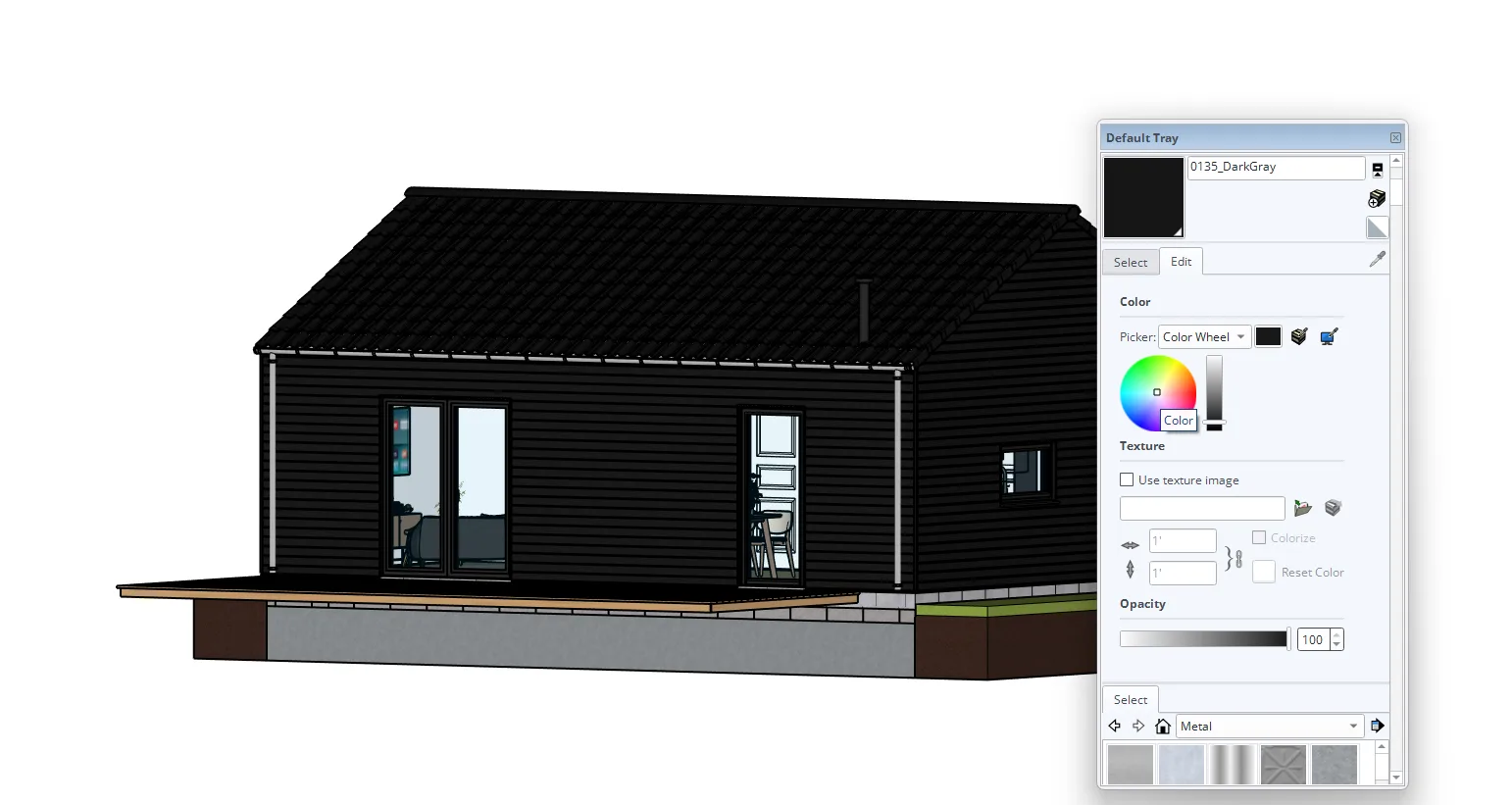 Customize SketchUp model