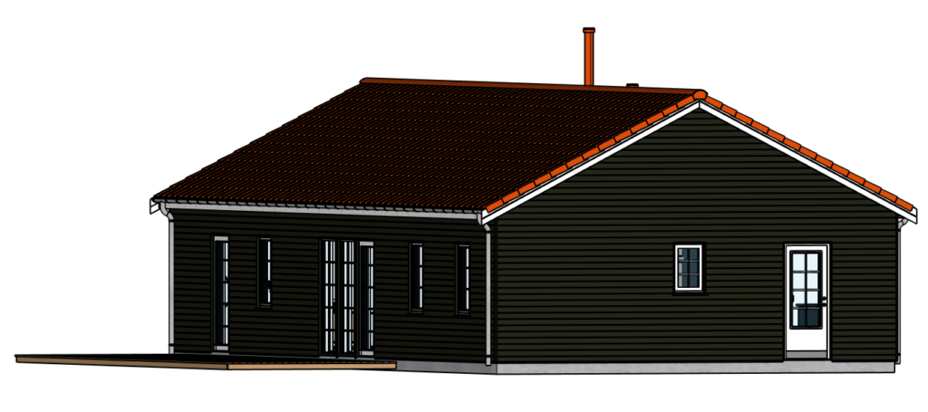 Ago 130 Sketchup model front left