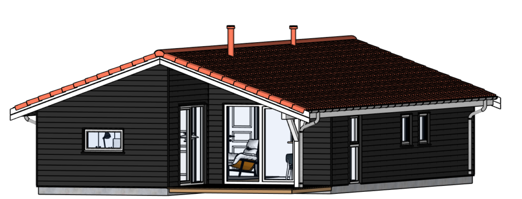 Birch Sketchup 3D model view 1