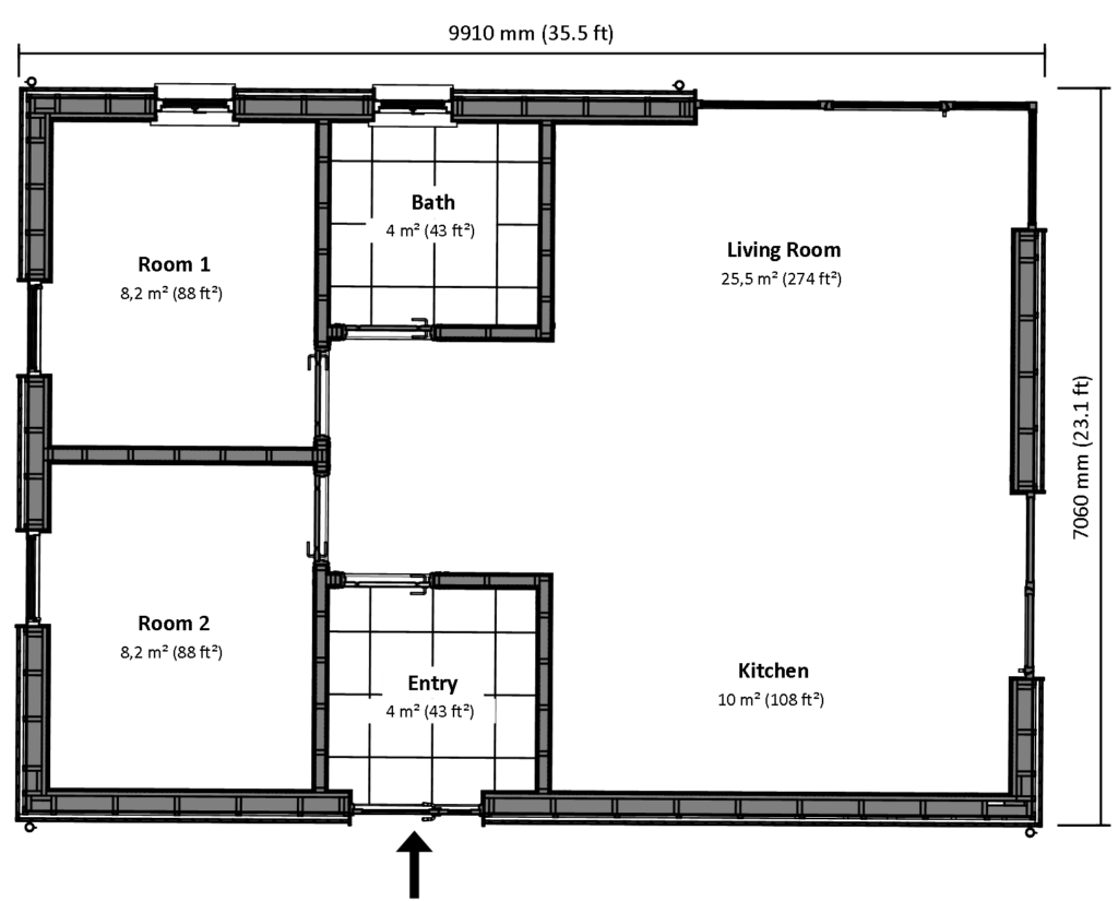 Small house floor plan