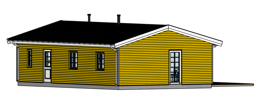 Ejnar 80-02 SketchUp model front left