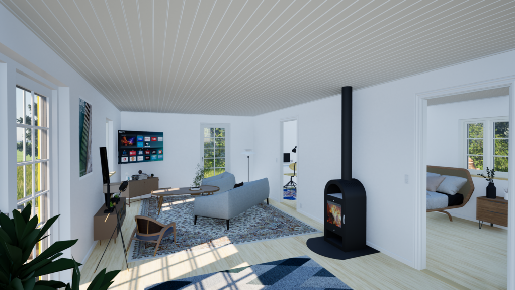 living room rendering