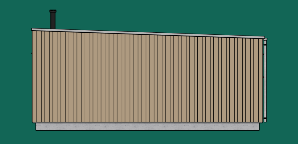 Fjeld elevation plan east