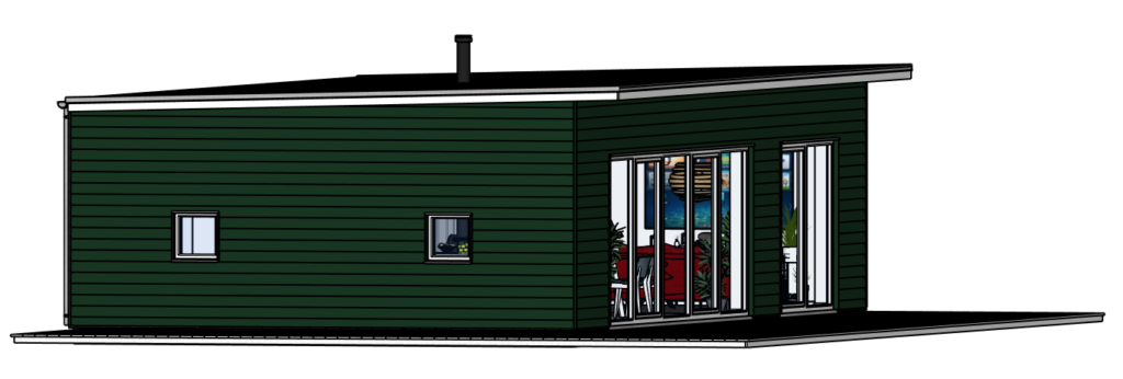 Fjord 81-03 SketchUp model front right