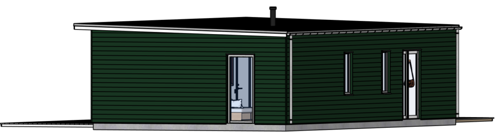 Fjord 81-03 SketchUp model back right