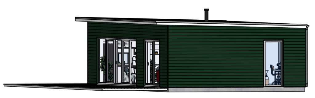 Fjord 81-03 SketchUp model back left