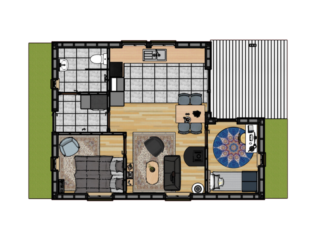 Building plans in SketchUp