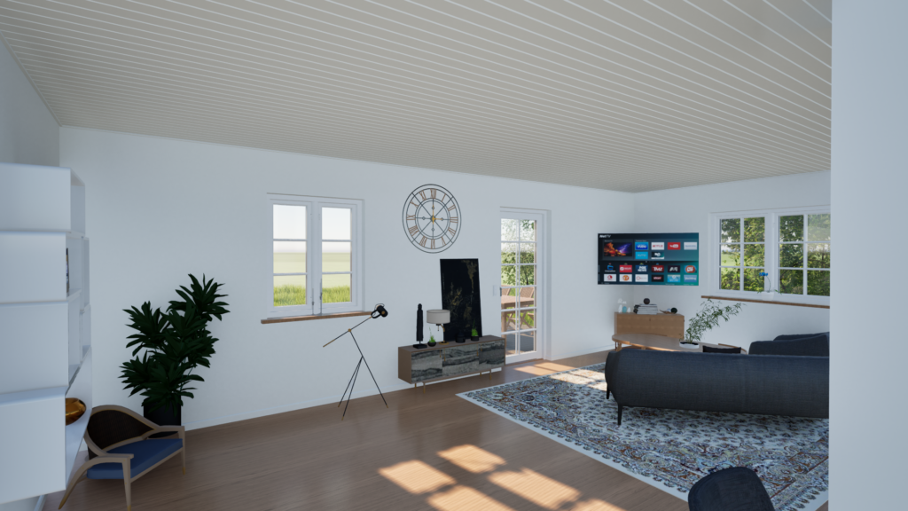 Ida living room seen rendered