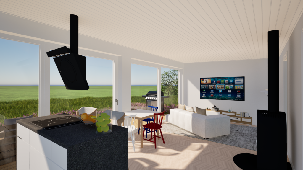 Ivar 55-04 living room render