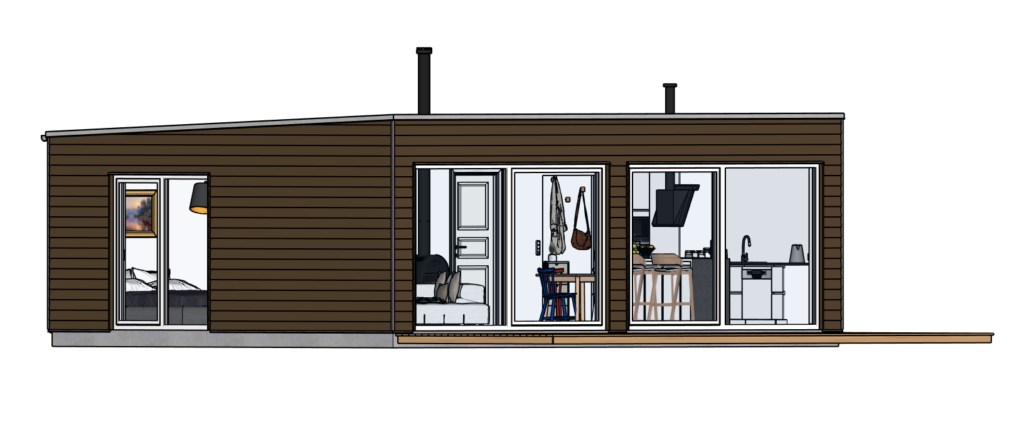 Ivar 55-04 SketchUp house model