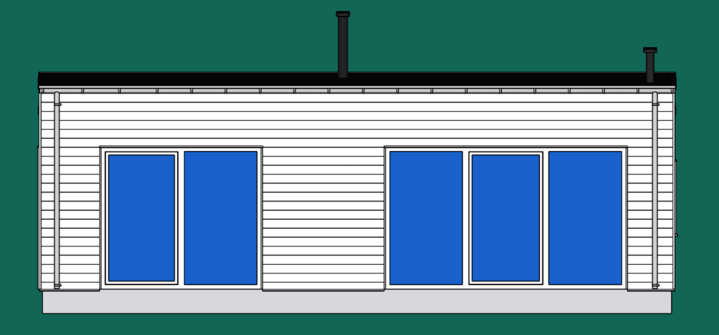 Elevation drawing south