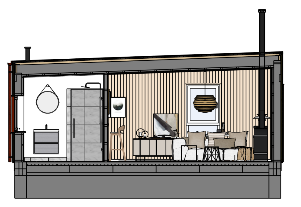 Section plan/cut