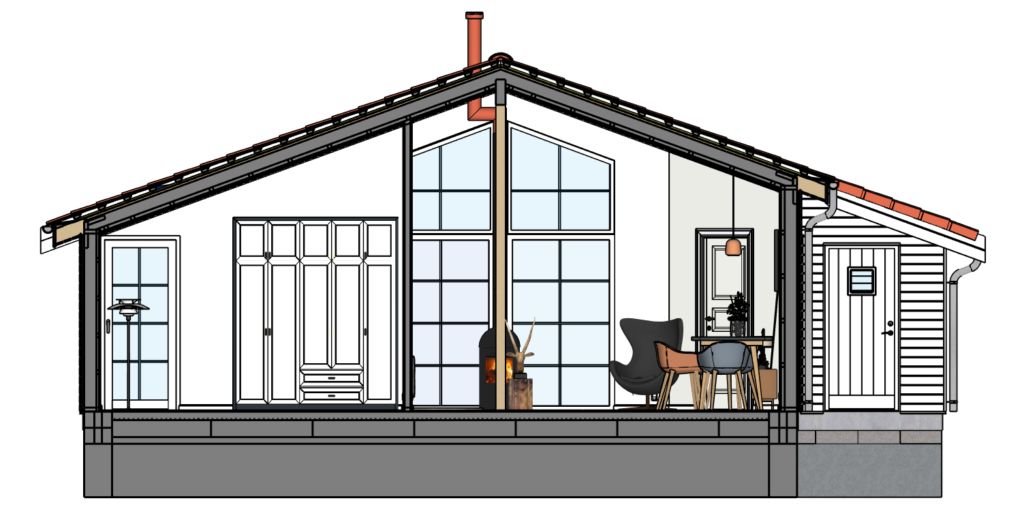 Sketchup section plan