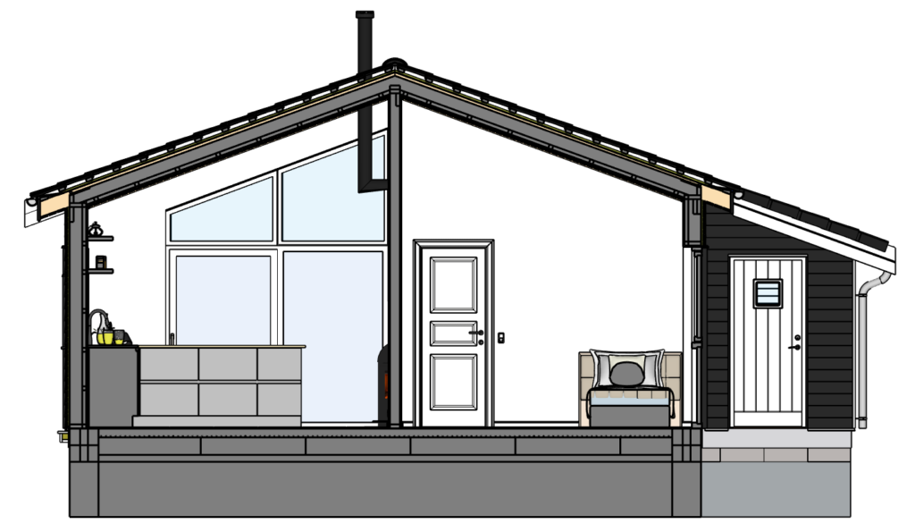 Section plan in SketchUp