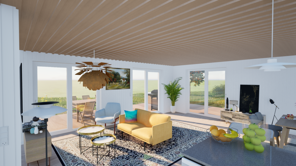 Another living room rendering