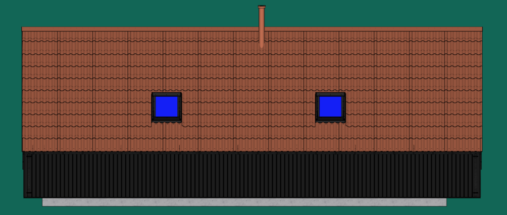 Elevation drawing west