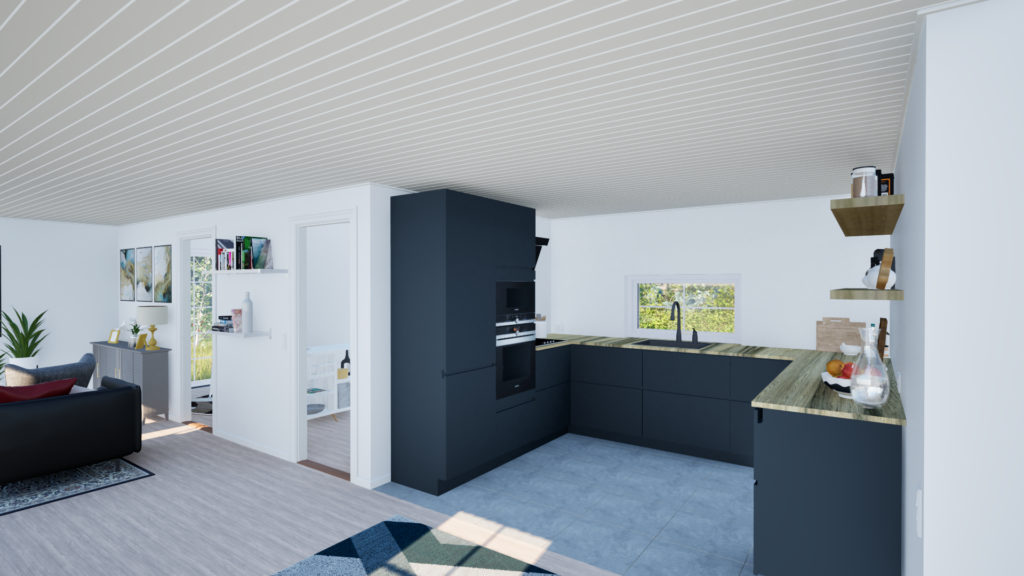 Svane 71-00 kitchen render