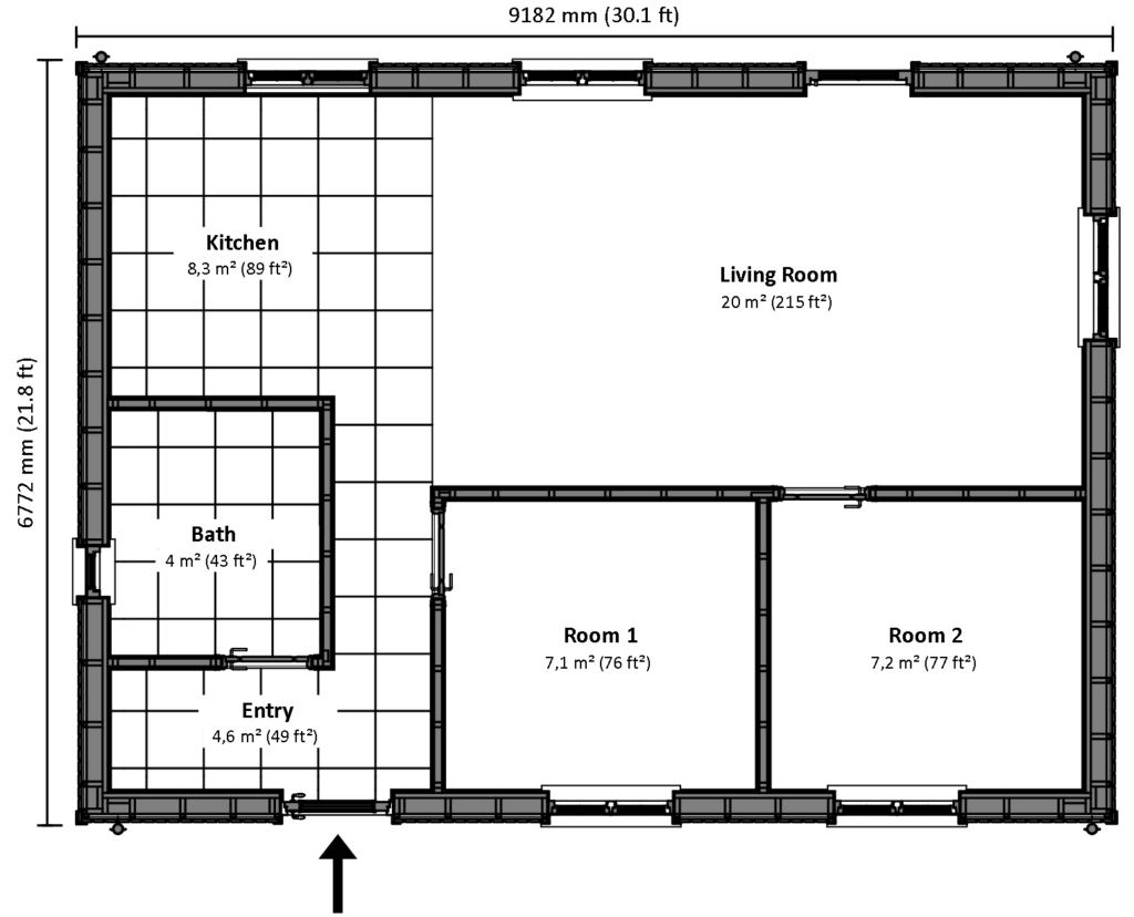 Small house floor plan