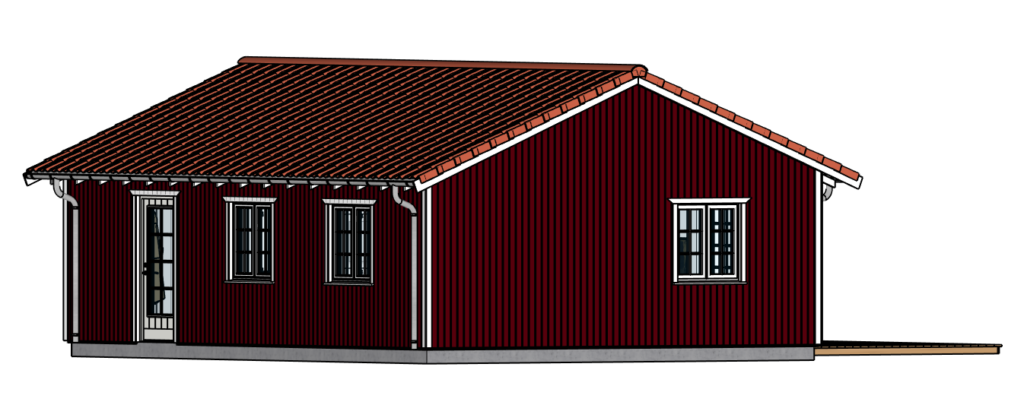 Vilhelm 61-05 small house plan in 3d