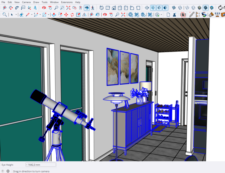 SketchUp interior design