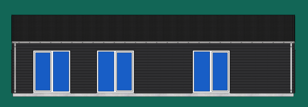 southern elevation drawing