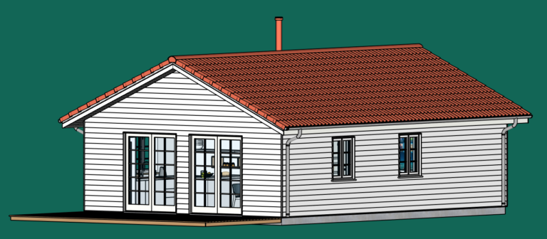 Sketchup house project Holm