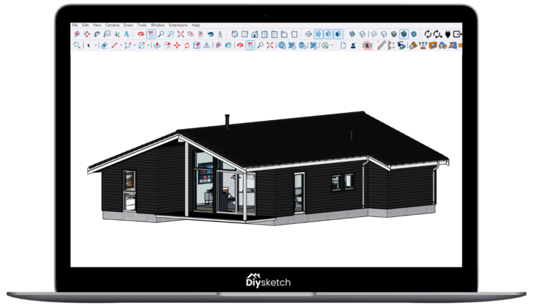 Sketchup 3d house design