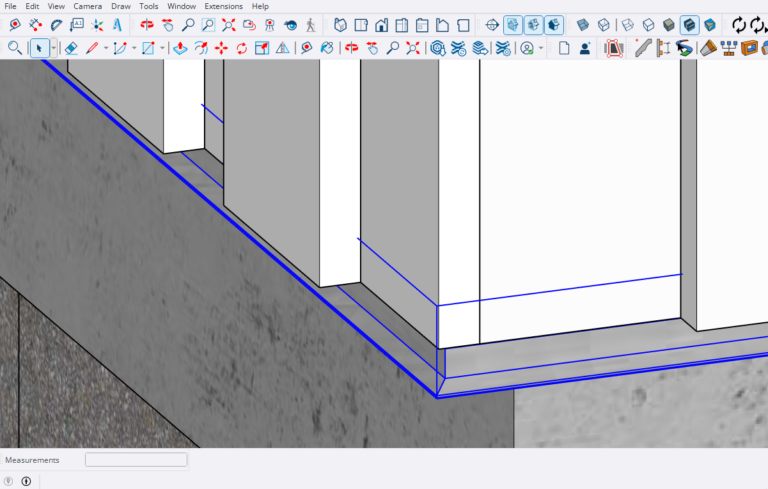 Bottom drip edge for facade