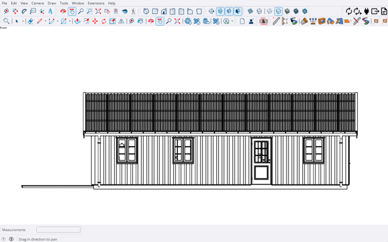 house plan in sketchup