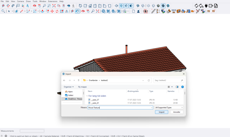 Import textures to sketchup