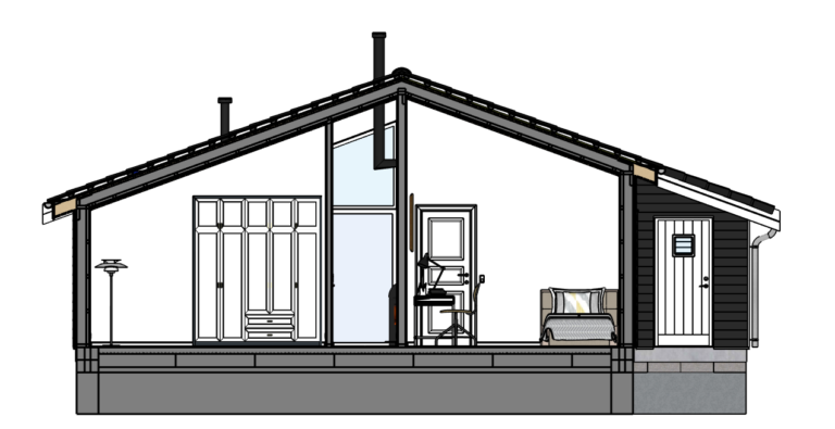 Section plan in SketchUp