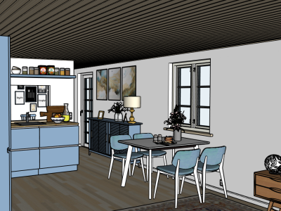 Interior design in SketchUp