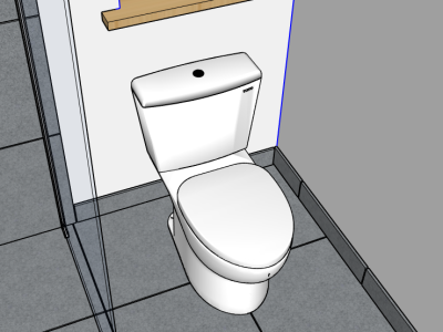 Toilet in SketchUp